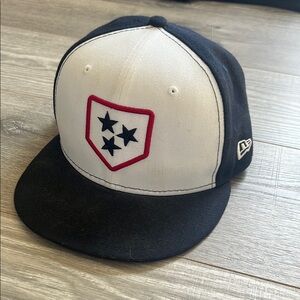 Tri Star Black and White Cap